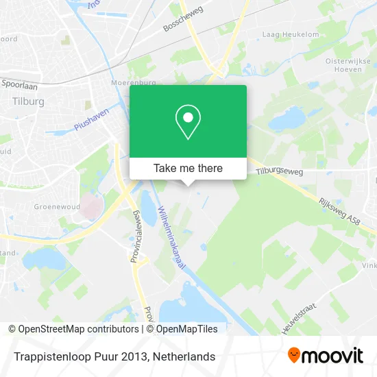 Trappistenloop Puur 2013 map