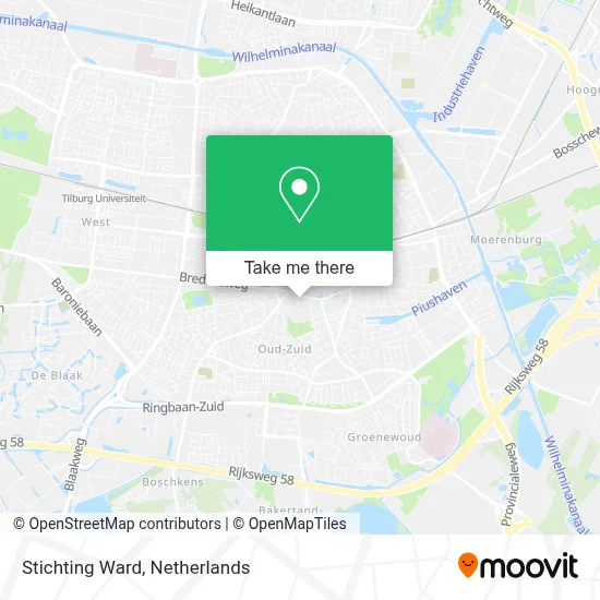 Stichting Ward map
