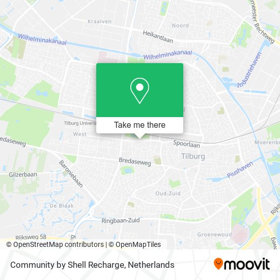 Community by Shell Recharge map