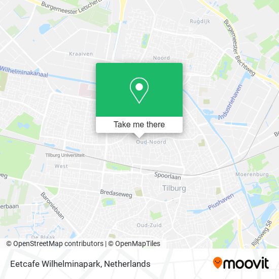 Eetcafe Wilhelminapark map