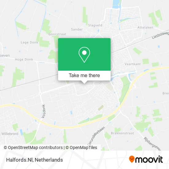Halfords.Nl map
