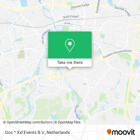Goc * Xxl Events B.V. map