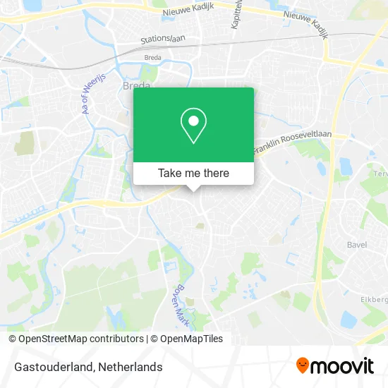 Gastouderland Karte
