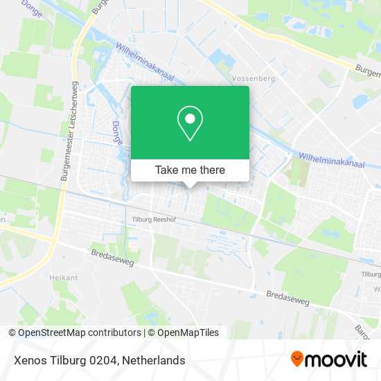 Xenos Tilburg 0204 map