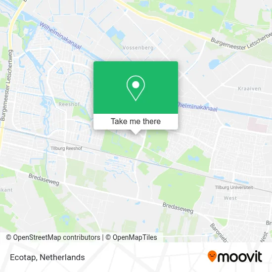 Ecotap map