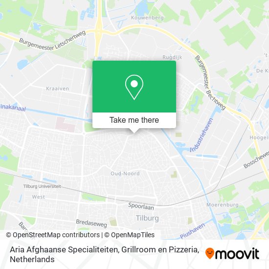 Aria Afghaanse Specialiteiten, Grillroom en Pizzeria map