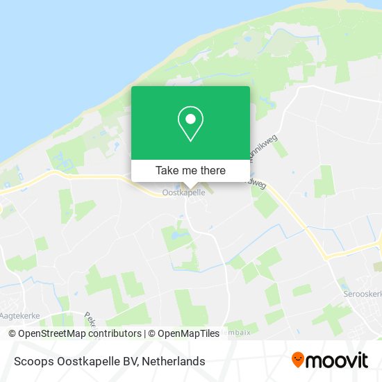 Scoops Oostkapelle BV map