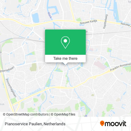 Pianoservice Paulien map