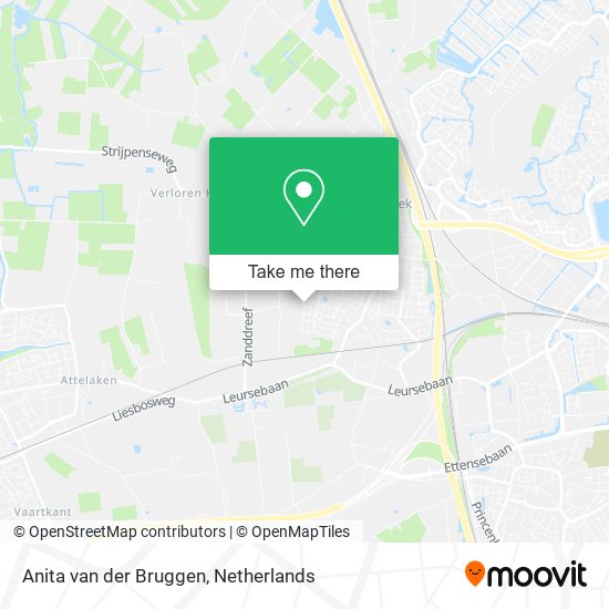 Anita van der Bruggen map