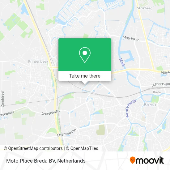 Moto Place Breda BV map