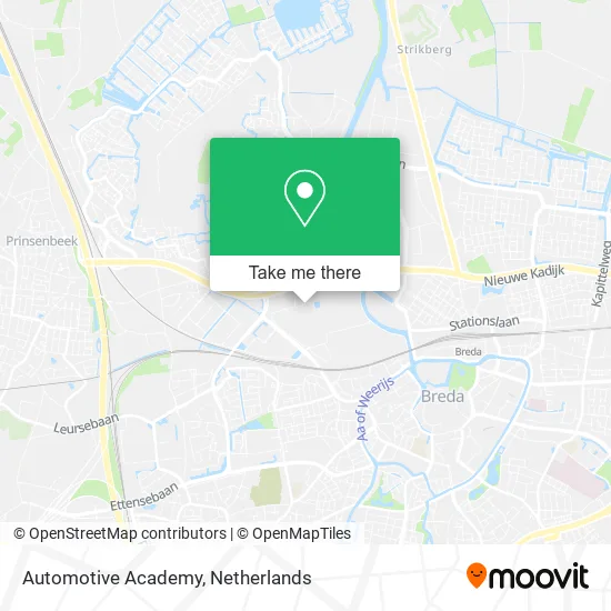 Automotive Academy map