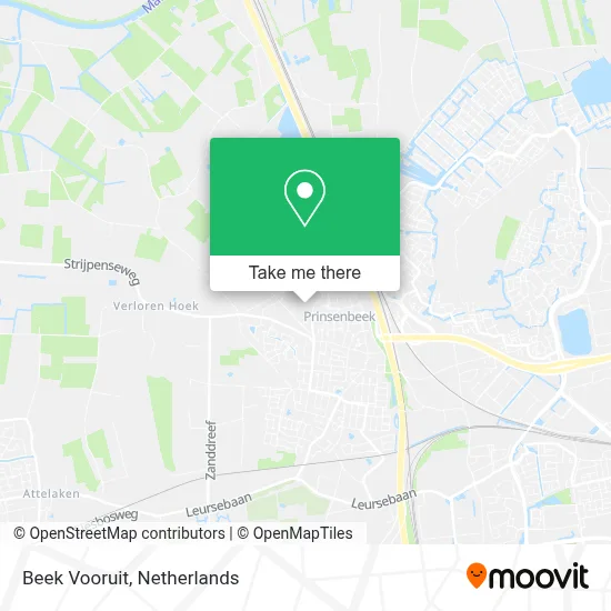 Beek Vooruit map