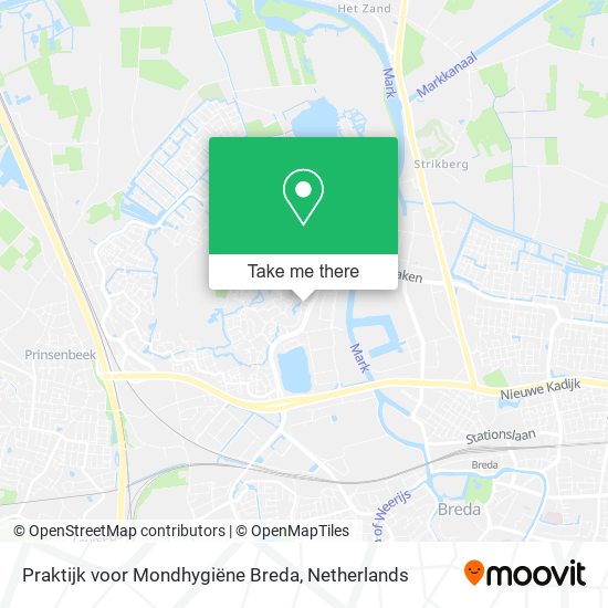 Praktijk voor Mondhygiëne Breda map
