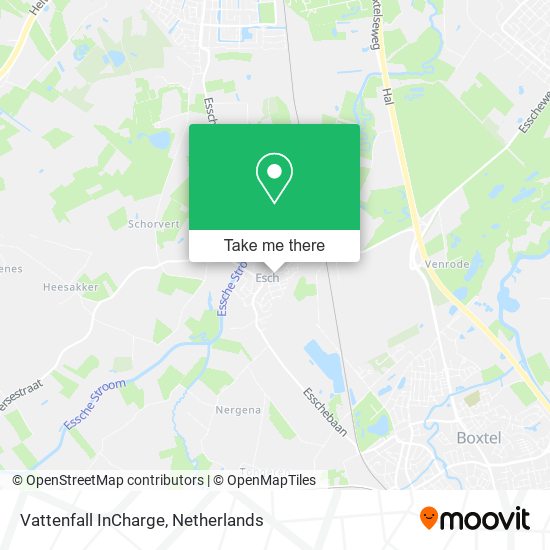Vattenfall InCharge map