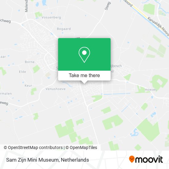 Sam Zijn Mini Museum map