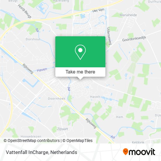 Vattenfall InCharge map