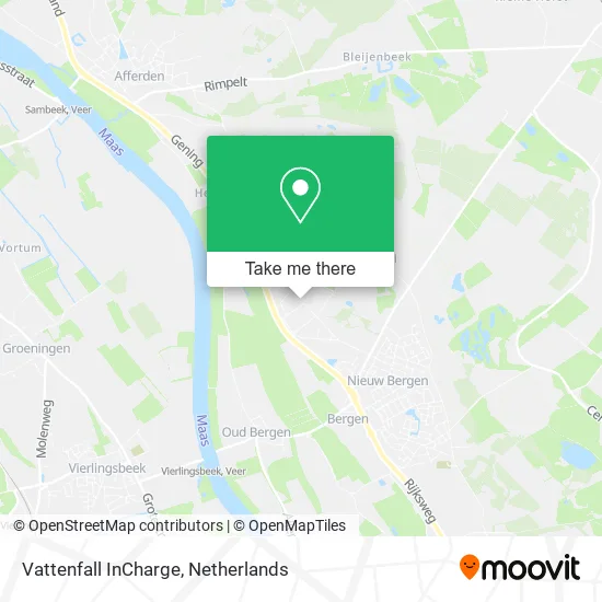 Vattenfall InCharge map
