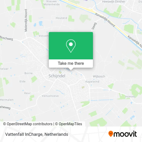 Vattenfall InCharge map