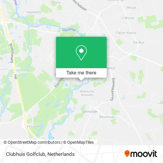 Clubhuis Golfclub map