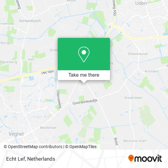 Echt Lef map