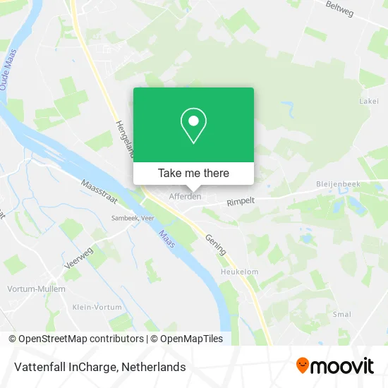 Vattenfall InCharge map