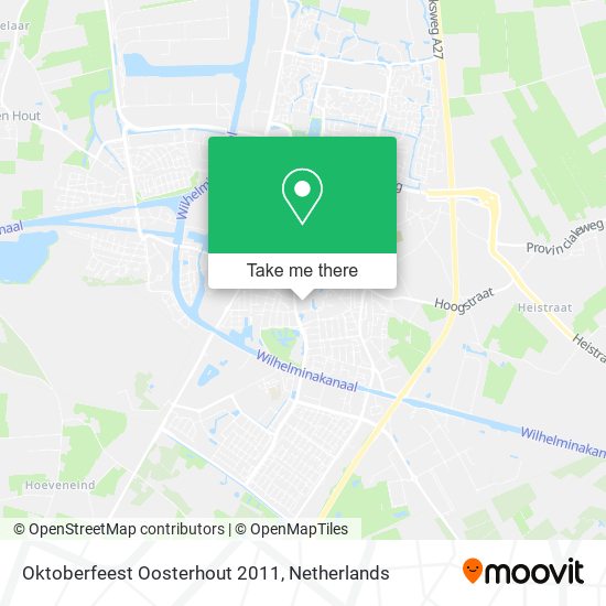 Oktoberfeest Oosterhout 2011 map