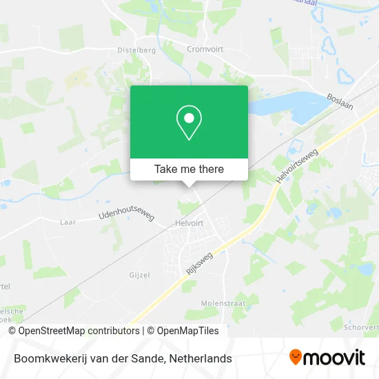 Boomkwekerij van der Sande map