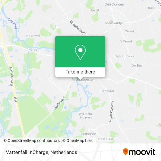 Vattenfall InCharge map