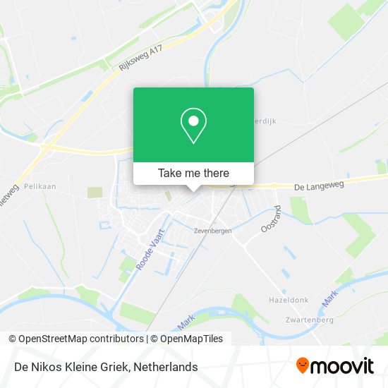 De Nikos Kleine Griek map