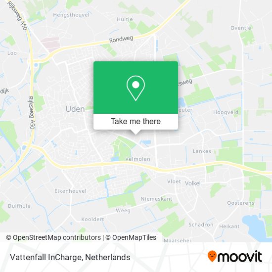 Vattenfall InCharge map