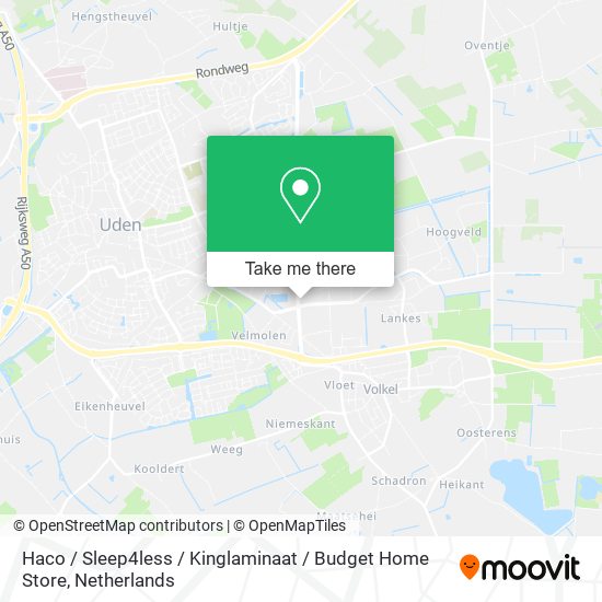 Haco / Sleep4less / Kinglaminaat / Budget Home Store map
