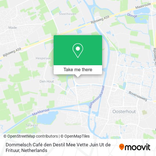 Dommelsch Café den Destil Mee Vette Juin Ut de Frituur map