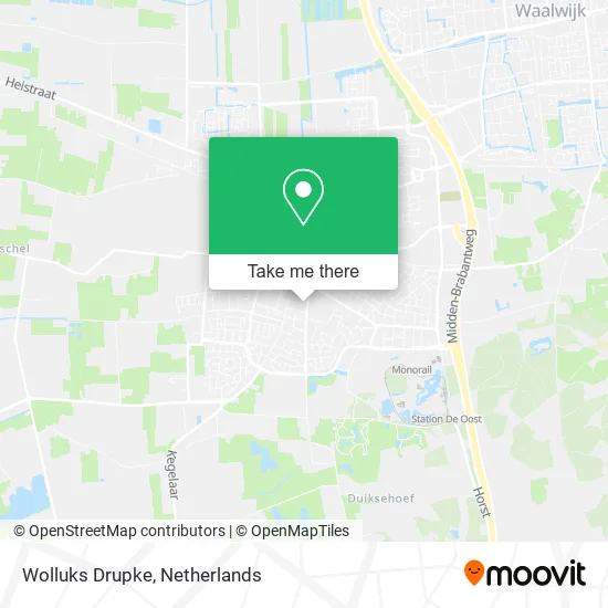 Wolluks Drupke map