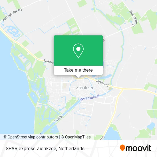 SPAR express Zierikzee map