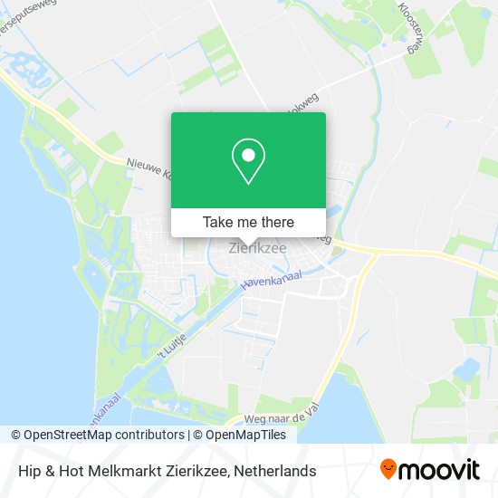 Hip & Hot Melkmarkt Zierikzee map