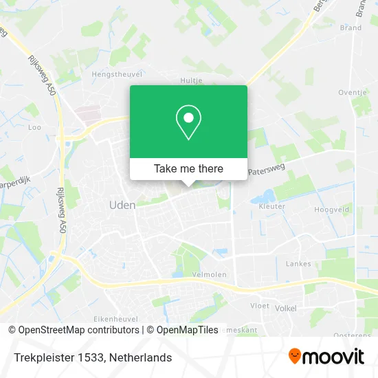 Trekpleister 1533 map