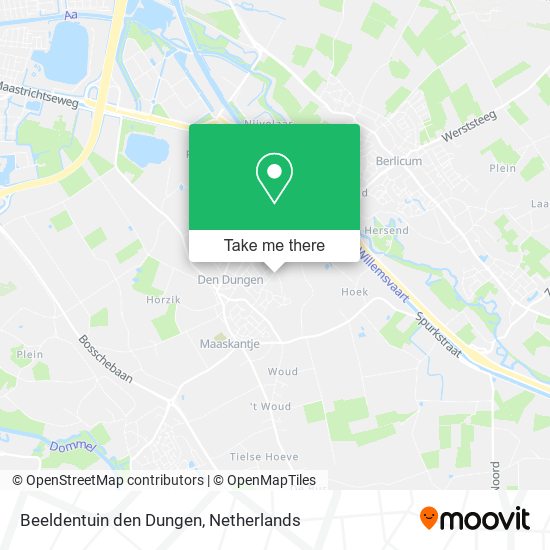 Beeldentuin den Dungen map