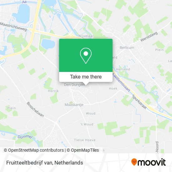 Fruitteeltbedrijf van map