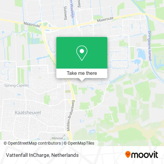 Vattenfall InCharge map