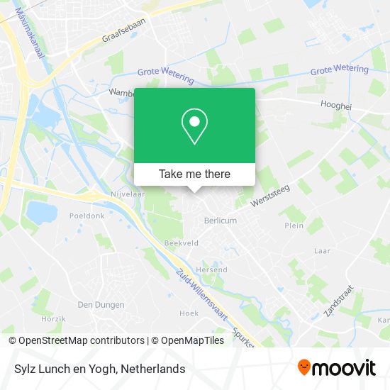 Sylz Lunch en Yogh map