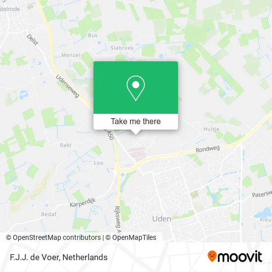 F.J.J. de Voer map