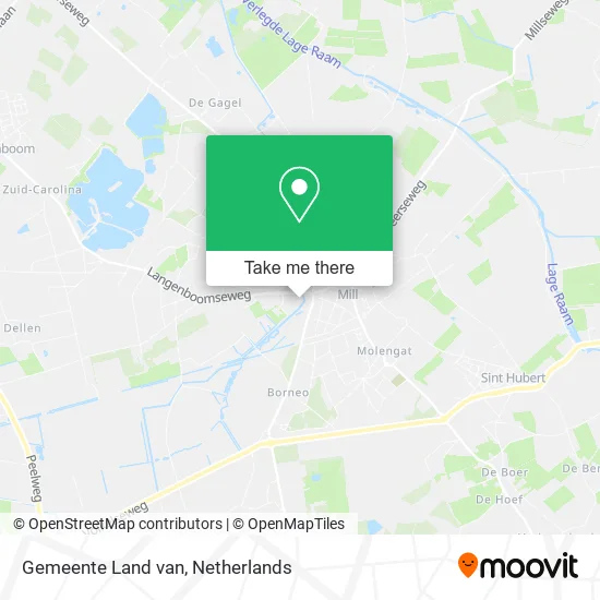 Gemeente Land van map