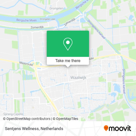 Sentjens Wellness map