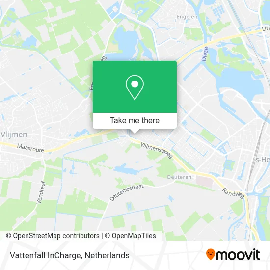 Vattenfall InCharge map