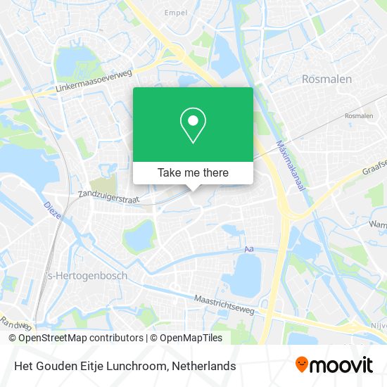Het Gouden Eitje Lunchroom map