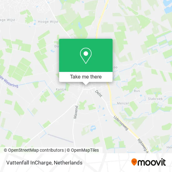Vattenfall InCharge map