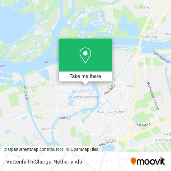 Vattenfall InCharge map