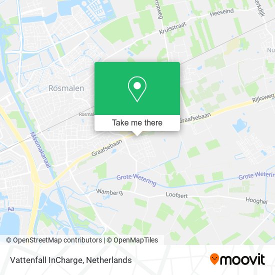 Vattenfall InCharge map