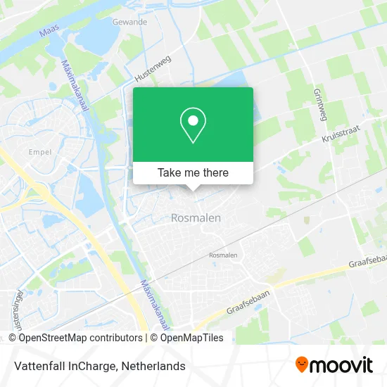 Vattenfall InCharge map