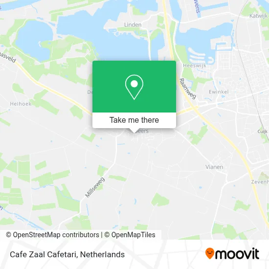 Cafe Zaal Cafetari map